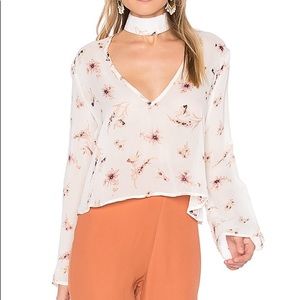 Long sleeve crop top by Flynn Skye. Never worn